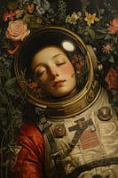 Schlafender Astronaut