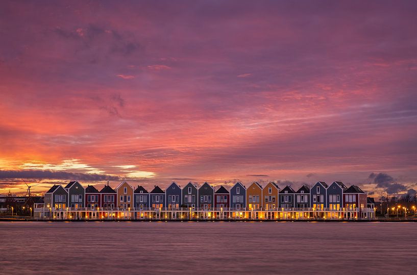 Rainbow houses by Jeroen Linnenkamp