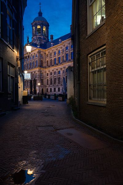 Straße mit Blick auf den Damm, Amsterdam von 7.2 Photography