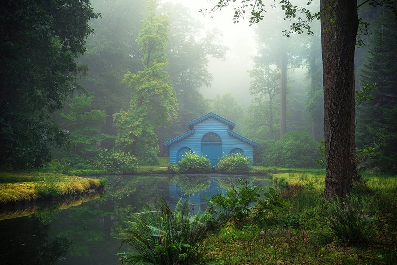 Die blaue Kabine II von Martin Podt