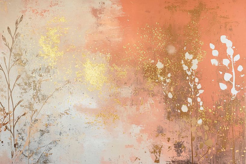 Abstracte takken en gouden details van Imperial Art House