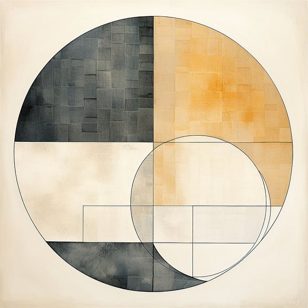 Peinture géométrique avec des cercles par Studio des Fleurs