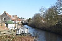 Village avec rivières