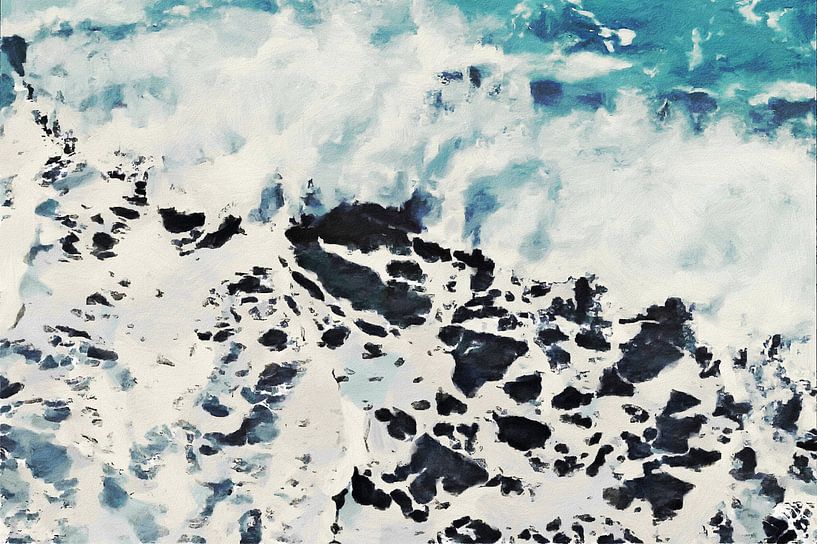 Die wilde Welle - Digitale Kunst von VenVision Art