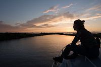 Zonsondergang in Friesland