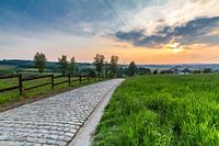 Sunset at the top of the Paterberg