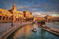Plaza de Espana à Séville, Espagne