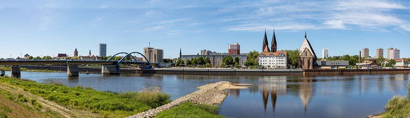 Francfort-sur-l'Oder - panorama de la City-Skyline par Frank Herrmann