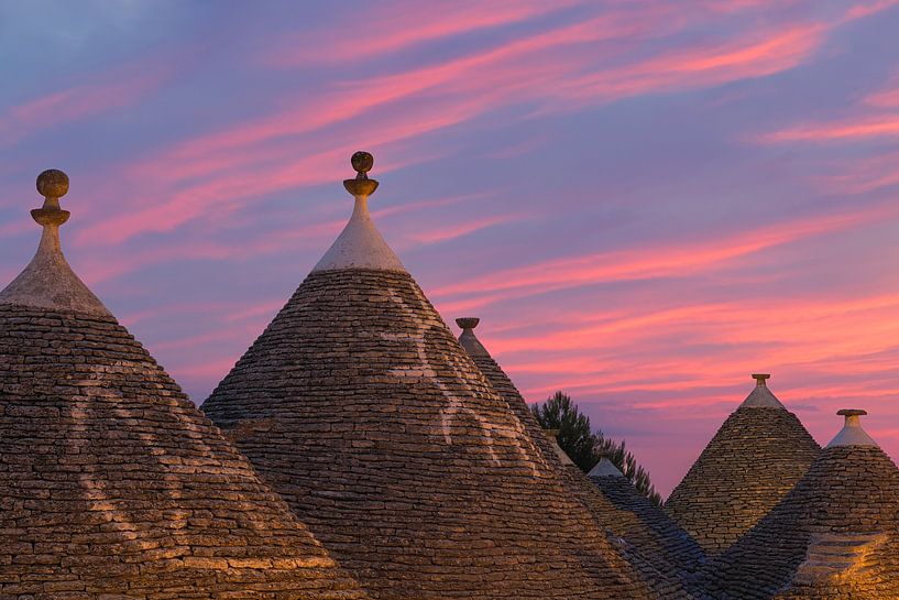 Sunrise in Alberobello, Puglia, Italy by Henk Meijer Photography