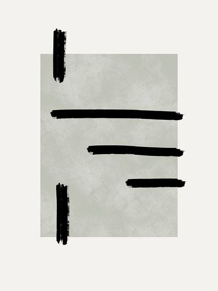 Abstrait moderne en vert sauge par Imaginative