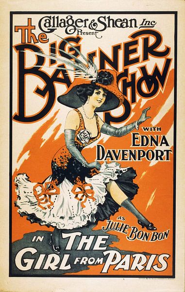 Vintage-Plakat Paris von Brian Morgan