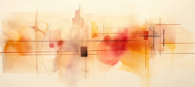 Segeltuch 286942 von Abstraktes Gemälde