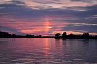 Zonsondergang bij Makkum