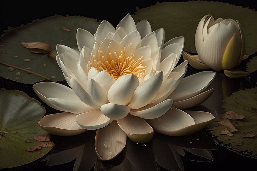 Stille Blüte von Vythryd Arts