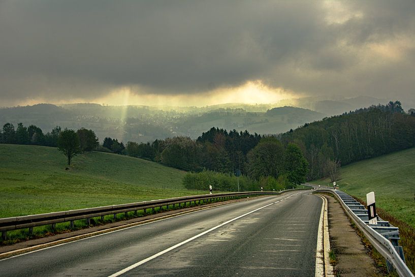 Paysage dans l'Erzgebirge par Johnny Flash