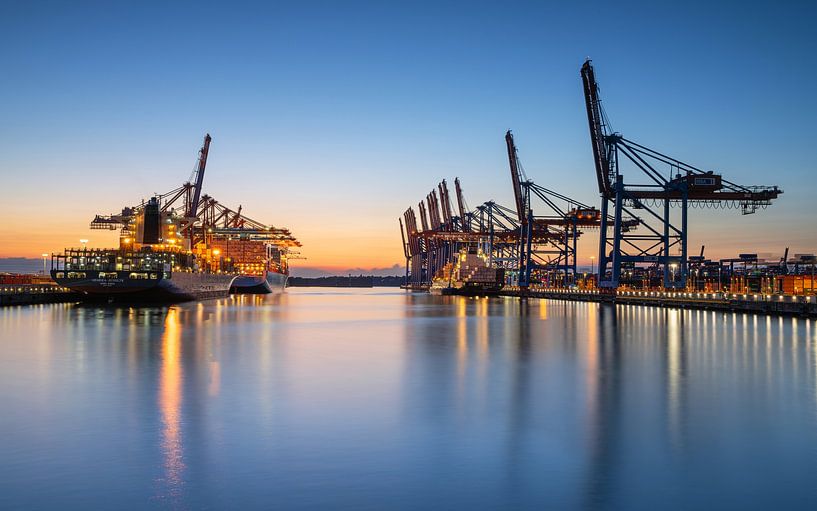Port of Hamburg, Hanseatic City of Hamburg, Germany by Alexander Ludwig