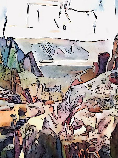 Berge auf Teneriffa #3 von zam art