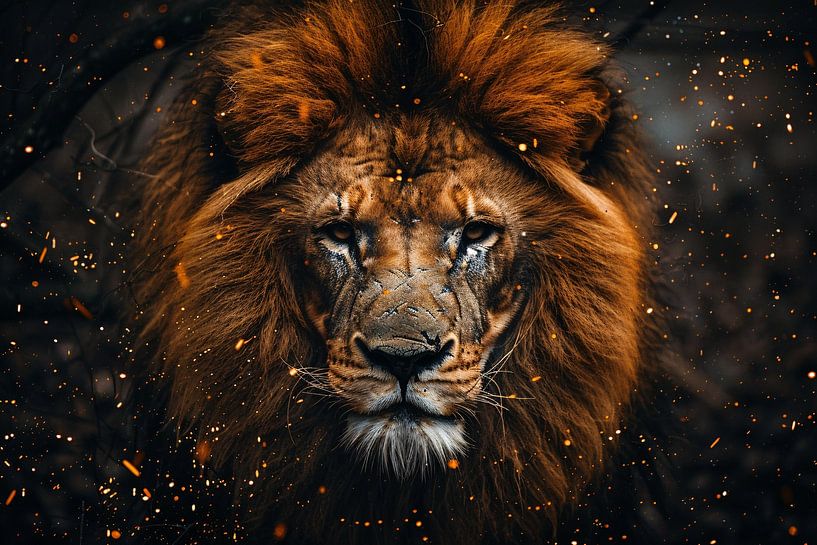 Leeuwenblik - Koninklijke Kracht van Art & Soul Creations