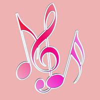 Musiknoten und Violinschlüssel