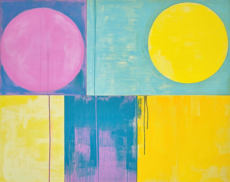 Cercles | Abstrait avec cercles par Collection Moderne