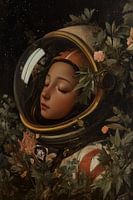 Schlafender Astronaut