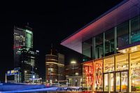 "Winter Light in Rotterdam: A City Shrouded in Snow and Light"