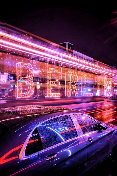 Berlin at night by Anajat Raissi