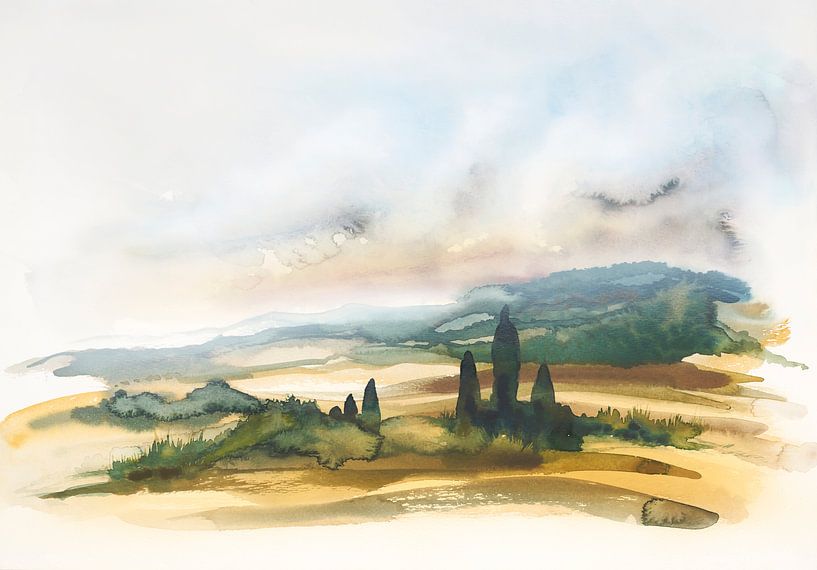 La campagne toscane par Achim Prill