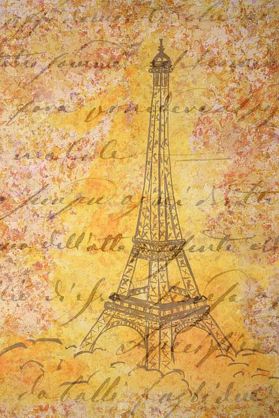 Oui, oui, Paris! Aquarellmalerei Eiffelturm Paris Teil 3 von 4 (Frankreich Städtereise romantisch von Natalie Bruns
