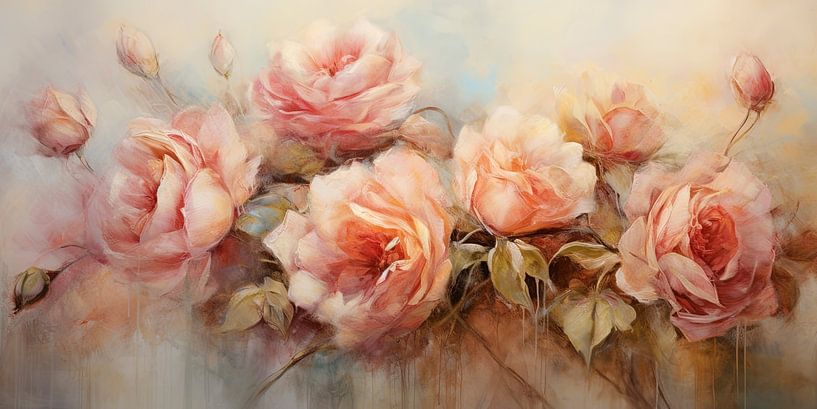 Bouquet de roses par Whale & Sons