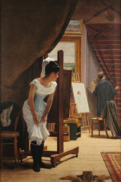 Almeida Júnior, Die Bedeutungslosigkeit, 1898 von Atelier Liesjes