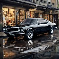 Oldtimer Capri schwarz 04