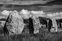 Mégalithes de Carnac en rangées de menhirs