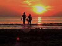 Zonsondergang Castricum aan Zee