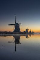 Sunrise at Kinderdijk.