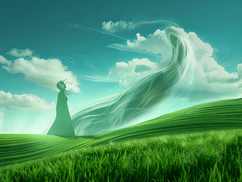 kunst wolken van Egon Zitter