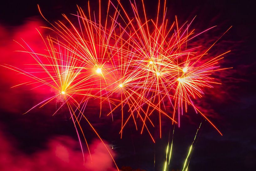 Fireworks, fireworks show by Gert Hilbink