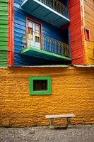 Colourful house in La Boca, Buenos Aires