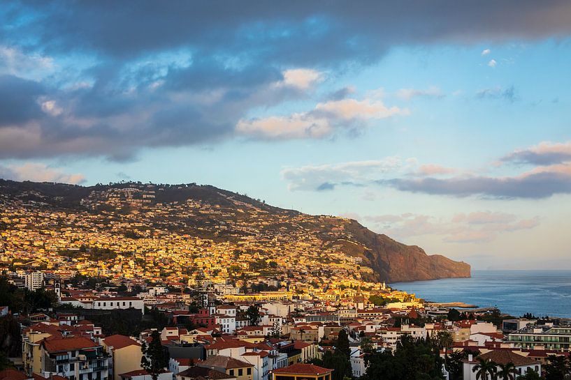Blick auf Funchal auf der Insel Madeira, Portugal par Rico Ködder