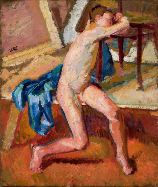 Wojciech Weiss, männlicher Akt, 1894-98 von Atelier Liesjes