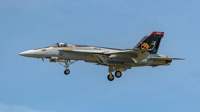 U.S. Navy Boeing F/A-18E Super Hornet from VFA-31 Tomcatters. by Jaap van den Berg