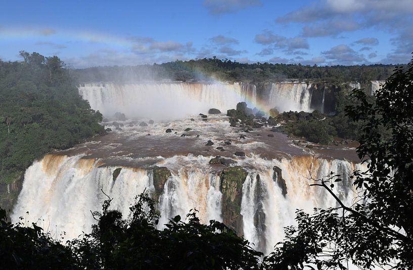 Iguazu Falls on the border of Brazil and Argentina by Rini Kools