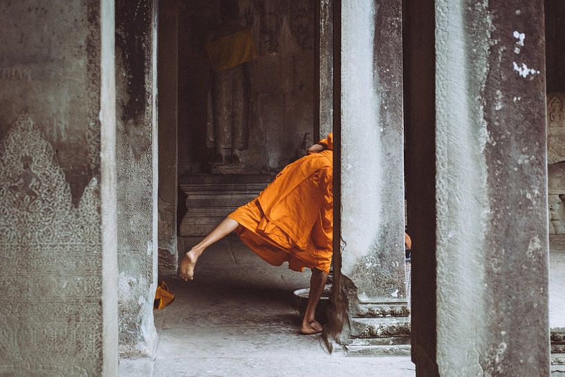 Une belle photo dans un temple au Cambodge par Karlijne Geudens