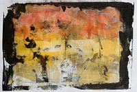 Abstracte ogen schilderij