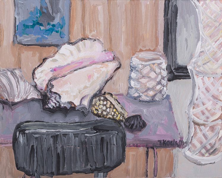 Nature morte avec des coquillages par Tanja Koelemij