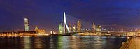 Rotterdam, Erasmus Bridge and Kop van Zuid