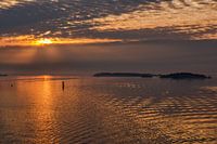 Zonsopkomst op de Stockholmfjord