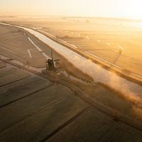 Sonnenaufgang auf der Broekmolen