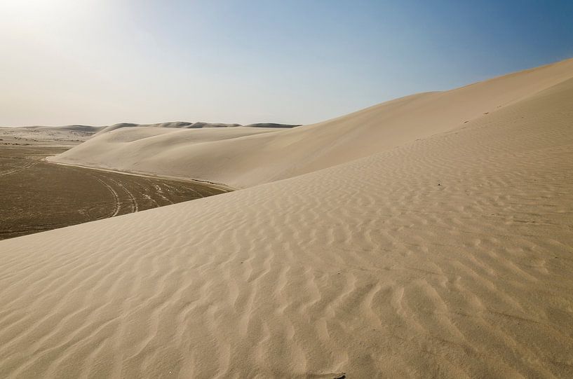 Zandduinen in de woestijn van Qatar von Jack Koning