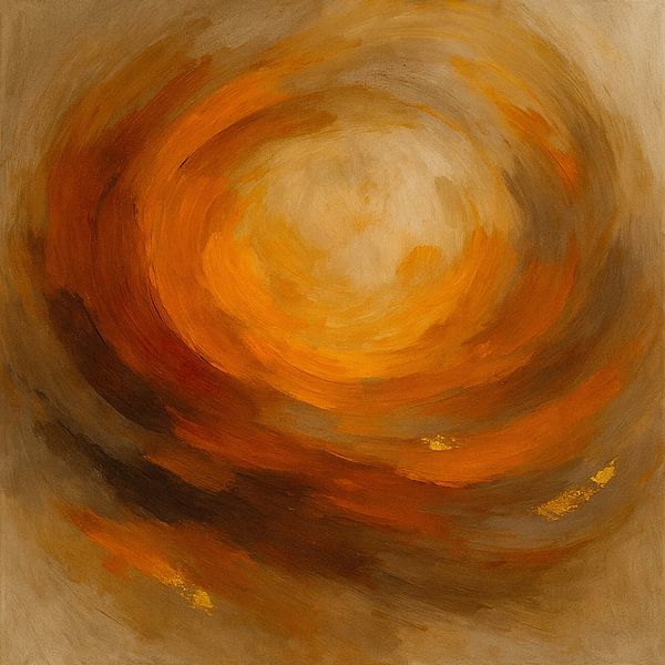 Abstract Silent Ember by Moonheart Artworks